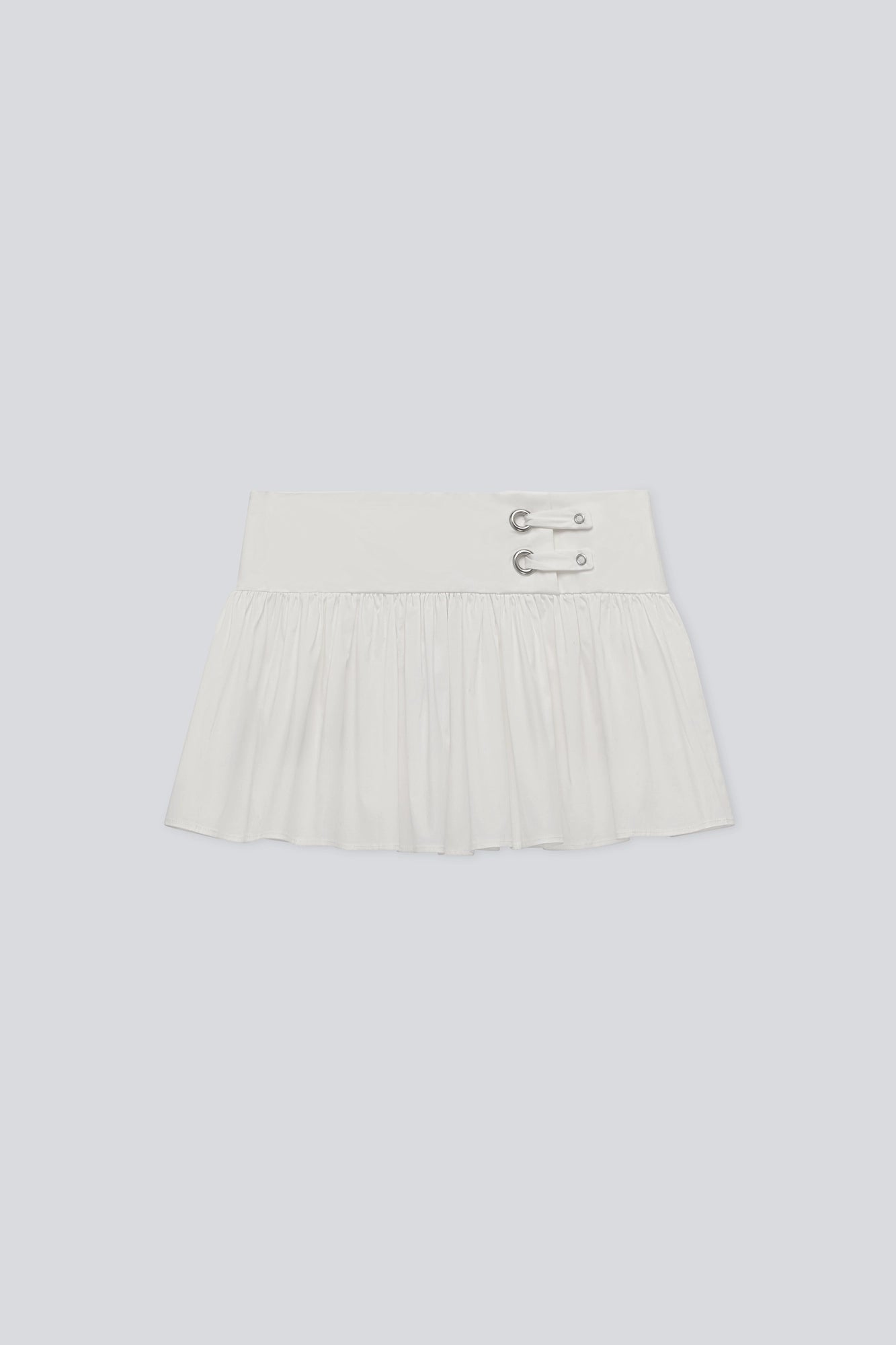 スカート muguet spangle mini skirt White muguet spangle mini skirt スパンコール ミニスカート - メルカリ