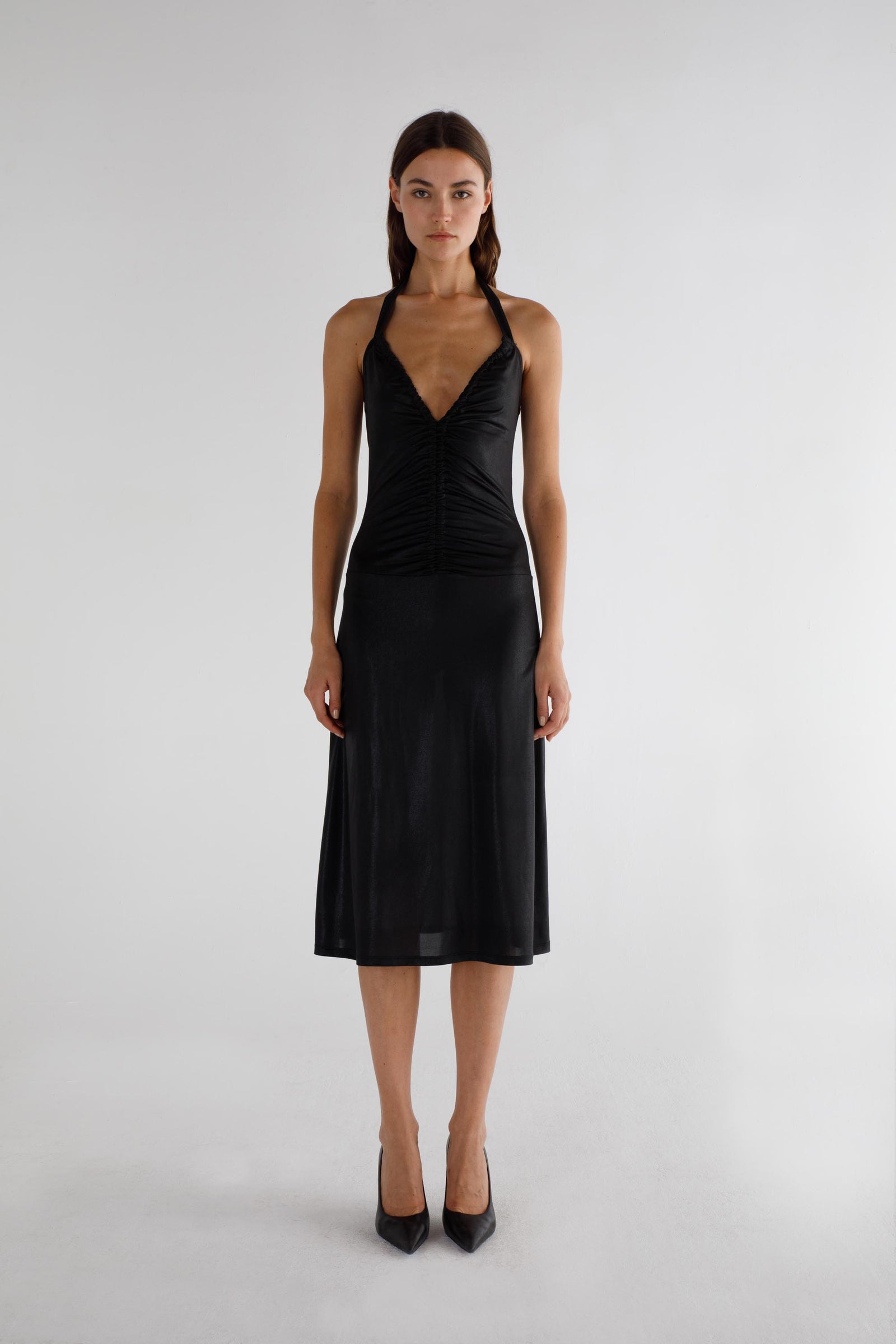 aje sienna dress black Aje Bungalow Sienna Dress the style squad