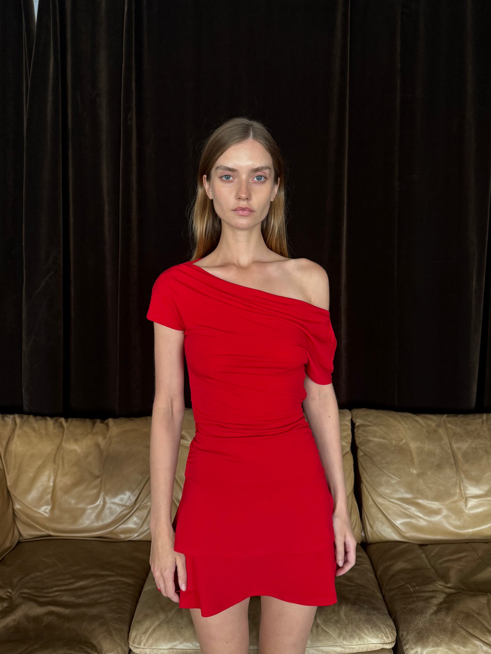 Querida Dress Red